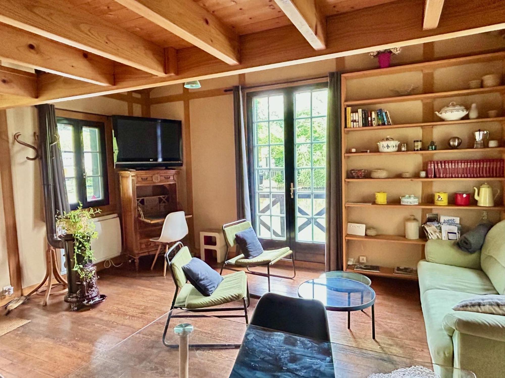 Le Chalet Bucolique Au Bord De L'Eau Olivet  Esterno foto